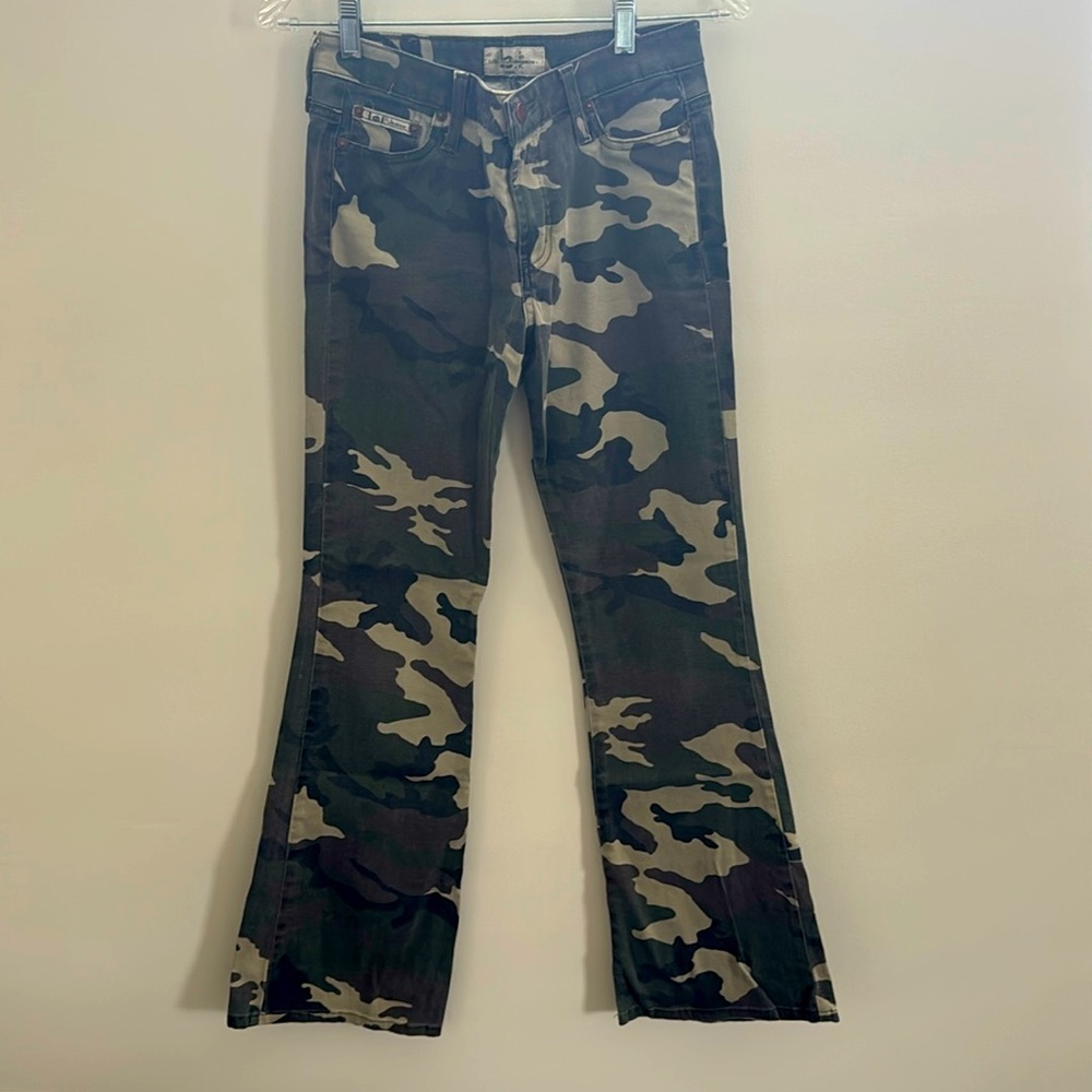 Vintage LEI flare camo pants size 5